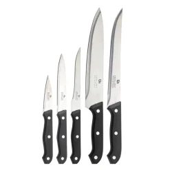 Bloc 5 Couteaux acier inoxydable + 1 ciseaux* Hot