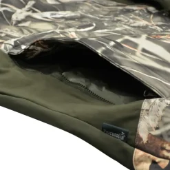 Blouson chasse softshell 4 poches polyester camo kaki S à 3XL*Percussion Outlet