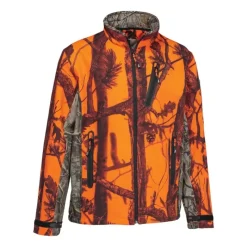Blouson enfant Softshell Ghostcamo 3 poches polyester 6 à 16 ans*Percussion