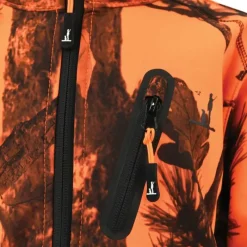 Blouson enfant Softshell Ghostcamo 3 poches polyester 6 à 16 ans*Percussion