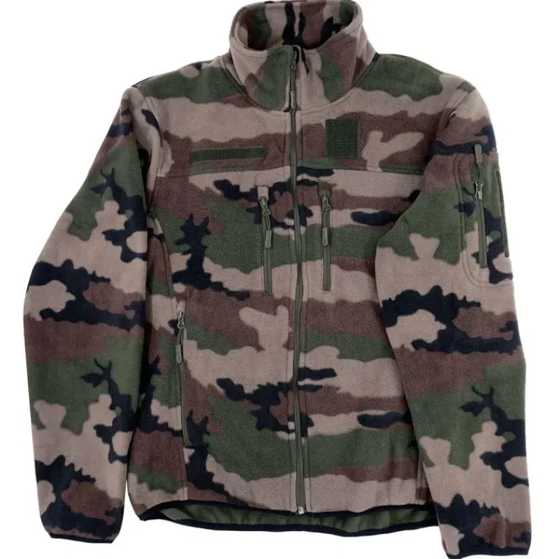 Blouson polaire homme Camo - Col montant - 390 g/m² - DCA France* Sale