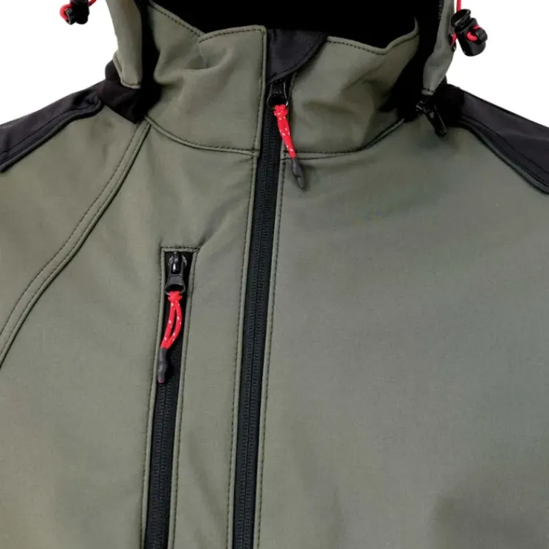 Blouson Softshell River polaire polyester kaki noir M à 3XL*LMA Sale