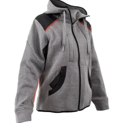 Blouson travail à capuche femme 2 poches molletonné gris XS à 2XL*LMA Hot