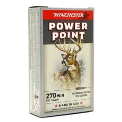 Boite de 20 Balles Power-point Super X pointe molle plomb 270win*WINCHESTER Best