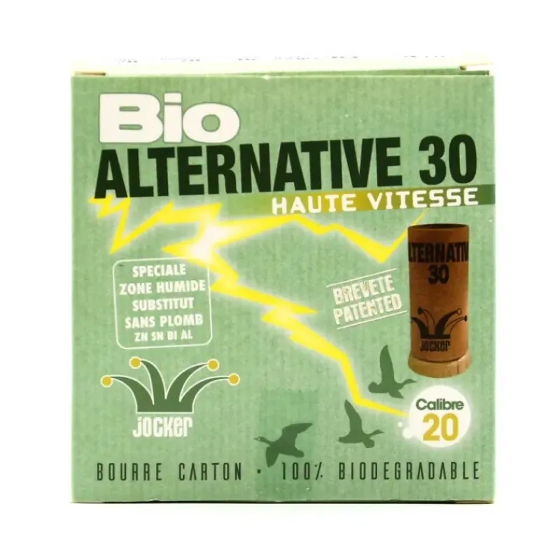 Boite de 25 cartouches Bio Alternative 30 - 20 70 pb 4*Jocker New
