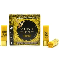 Boite de 25 cartouches BJ 20/70 vent d'est yellow tempest 400m/s*TUNET New