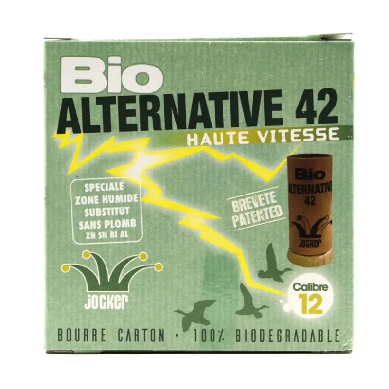 Boite de 25 cartouches tous fusils Bio Alternative 42 12/70 pb 4*Jocker Outlet