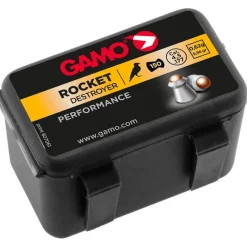 Boite de 100 Plombs Rocket bille cuivre jupe lisse HQ cal 5.5mm*GAMO Discount