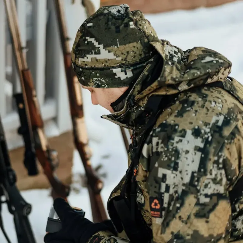 Bonnet Alpha éger confort polyester camo kaki Veil taille unique*Swedteam Online