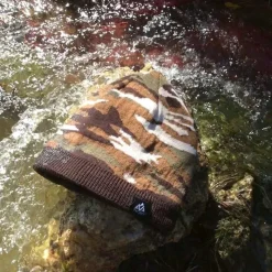 Bonnet Rainshell camo marron – étanche et respirant*Verjari Best