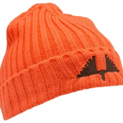 Bonnet Ultra brodé laine acrylique orange néon taille unique*Swedteam Clearance