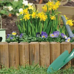 Bordure bois à planter Ø 7x15 / 30x105 cm*