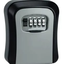 Boîte à clés sécurisée en alliage aluminium-zinc - Noir et Gris* New