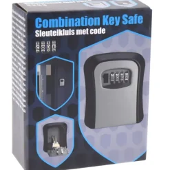 Boîte à clés sécurisée en alliage aluminium-zinc - Noir et Gris* New