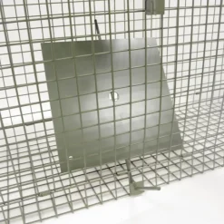 Boîte à fauves pliable 2 entrées maille carrée 100x25x30cm* Online