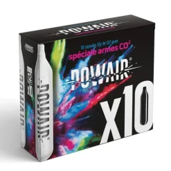 Boîte de 10 cartouches CO² 12g ® pour armes à air comprimé*POWAIR Discount