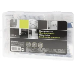 Boîte de 122 patins de protection en feutre - Multi-tailles* New