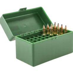 Boîte de rangement 50 munitions 9,7x8,5x15,2cm* Discount