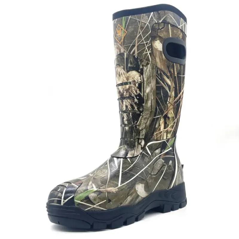 Bottes camo roseaux caoutchouc Thinsulate avec poignées*TeamWood Hot