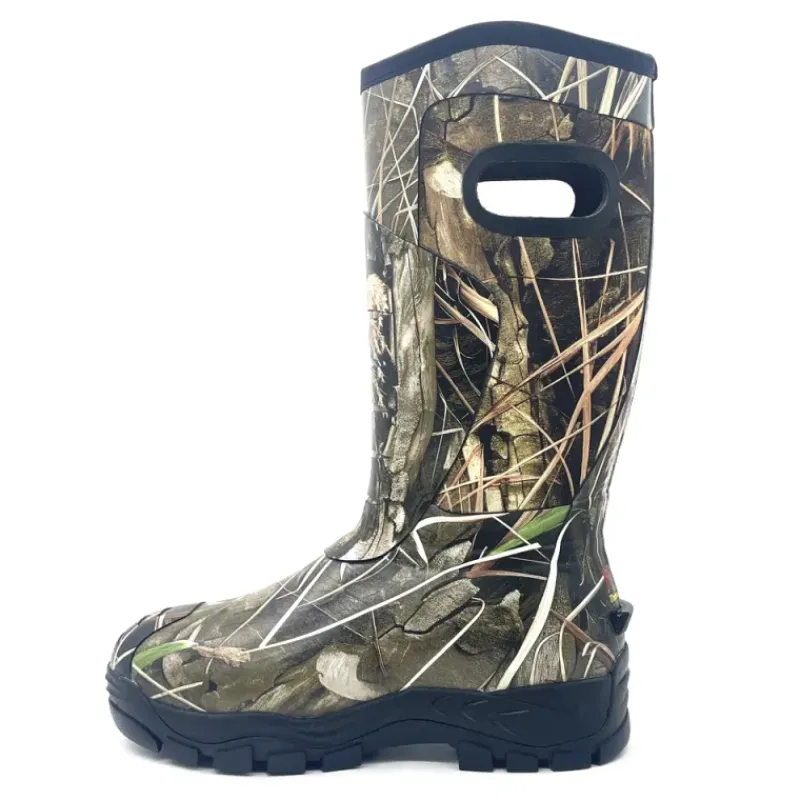 Bottes camo roseaux caoutchouc Thinsulate avec poignées*TeamWood Hot