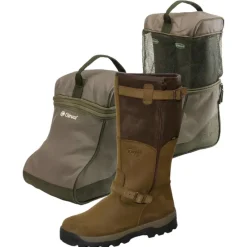 Bottes chasse cuir marron fourrée Iceland Gore-Tex + sac*Chiruca Hot