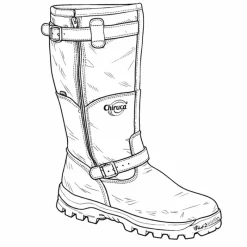 Bottes chasse Iceland Gore-Tex cuir marron fourrées*Chiruca New