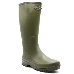 Bottes Marly antidérapantes caoutchouc naturel kaki 37 à 48*Percussion