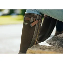 Bottes Primo Country Zip textile rip-stop Marron Foncé 40 à 46*Arxus Clearance