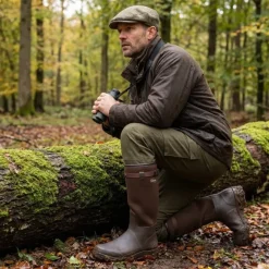 Bottes Primo Country Zip textile rip-stop Marron Foncé 40 à 46*Arxus Clearance