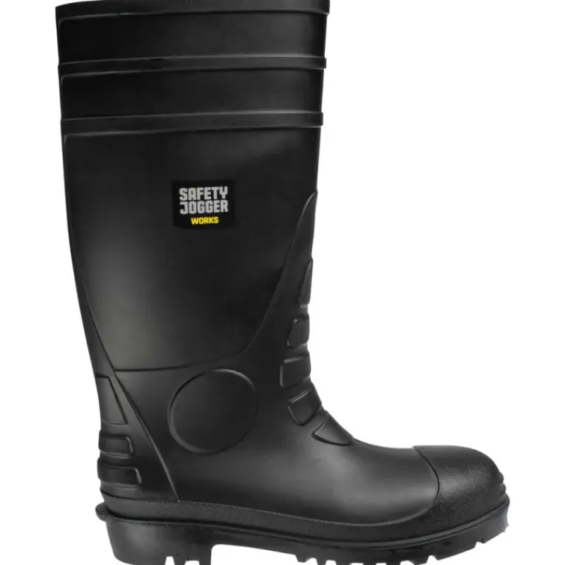 Bottes sécurité Hercules S5 noires PVC embout acier*Safety Jogger Sale