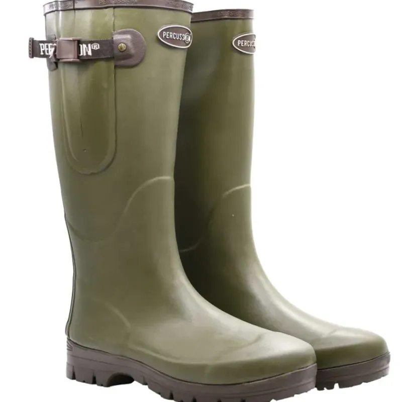 Bottes Tradition jersey confort caoutchouc kaki 37 à 47*Percussion Clearance