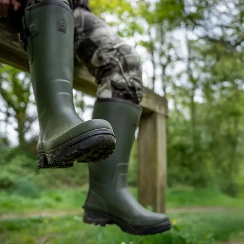 Bottes Veneur néo Homme - Vert 100% Caoutchouc*Rouchette Online