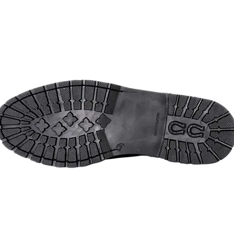 Bottines Chelsea Brighton cuir noir 40 à 47*Heritage Farmer Discount