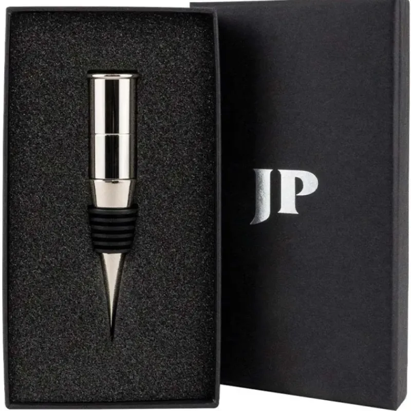 Bouchon de bouteille de vin cartouche métal argenté noir 11cm*Jack Pyke Hot