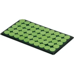 Bouton lapin ou lièvre vert – Lot de 100 Ø16mm* Clearance