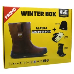 Box bottes de sécurité Alaska S3 cuir marron embout acier*Safety Jogger Online