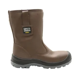 Box bottes de sécurité Alaska S3 cuir marron embout acier*Safety Jogger Online