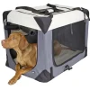 Box de transport chien démontable en toile 91x63,5cm* Discount