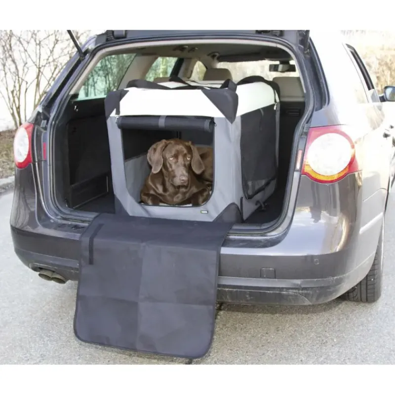 Box de transport chien démontable en toile 91x63,5cm* Discount