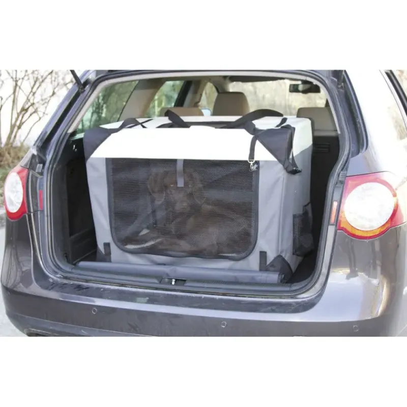 Box de transport chien démontable en toile 81x58 cm* Clearance