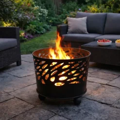 Brasero en métal Ø39xH32 cm* Clearance