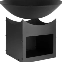 Brasero métal noir sur support Ø 57cm* Best