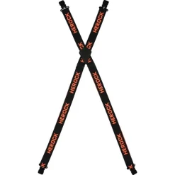 Bretelles Seri ® - Noir et Orange - Homme*Herock