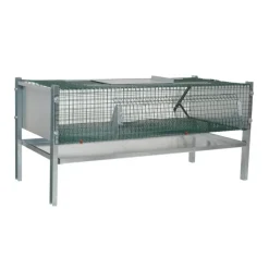 Cage d'engraissement en maille galvanisée thermolaquée pour cailles* Clearance