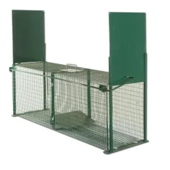Cage piège acier galvanisé thermolaqué 100x25x25cm* Online