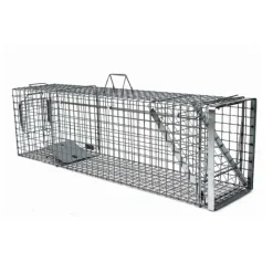 Cage-piège Hardy 3 ressorts trappe 60° 120x34x42cm* Sale