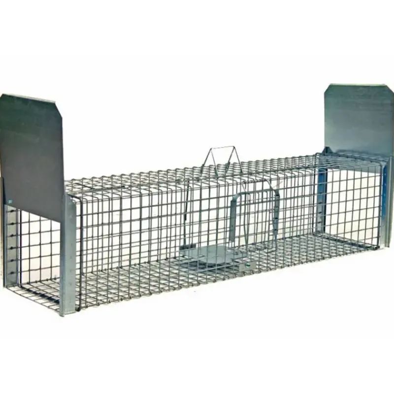 Cage-piège Strong trappe glissière 3 poignées 180x34x34cm* New