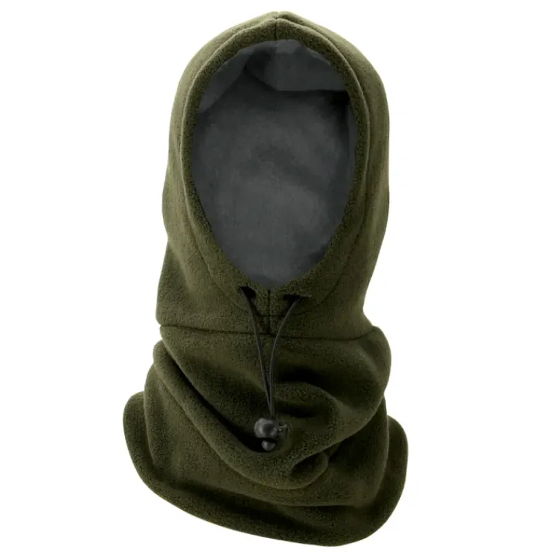 Cagoule polaire réglable douce et chaude - Modèle confortable* Sale