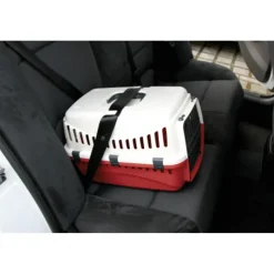 Caisse de transport chat 'Expedion' Rouge PVC 45 x 30 x 30 cm* New