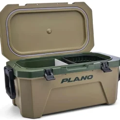 Caisse isotherme 30L ® verte - Étanche et résistante avec panier amovible*Plano Hot